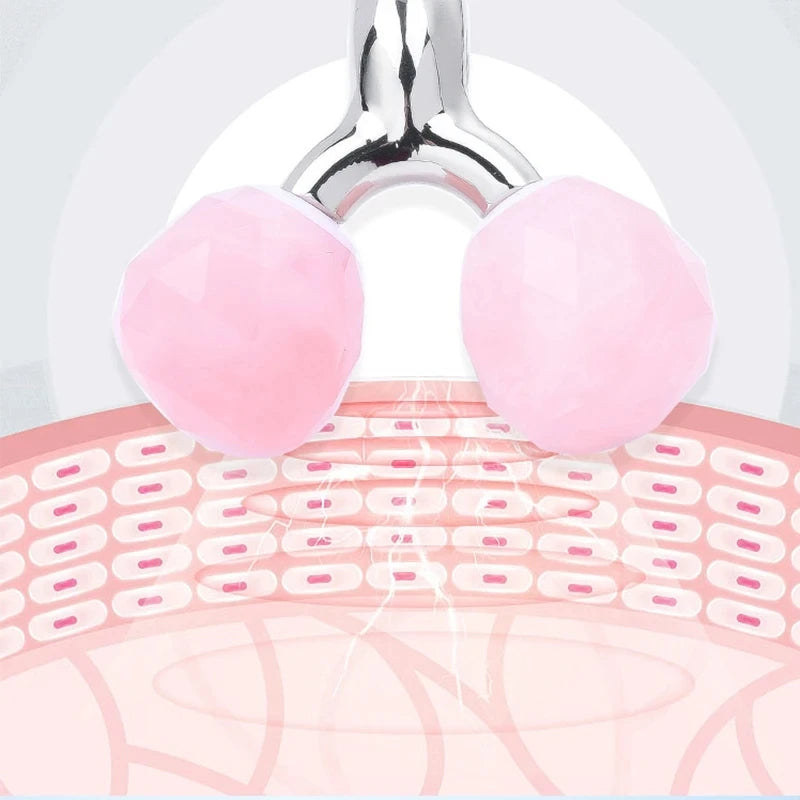 Roller Noeul 노을 — Quartzo Rosa do Pôr-Do-Sol Coreano