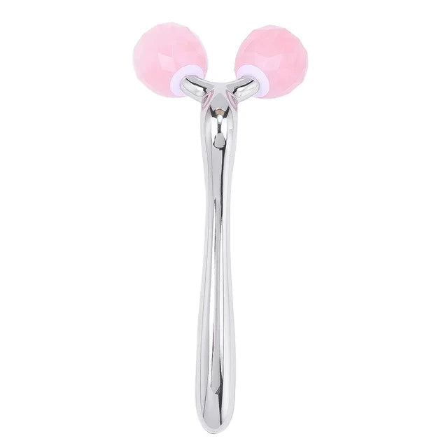 Roller Noeul 노을 — Quartzo Rosa do Pôr-Do-Sol Coreano