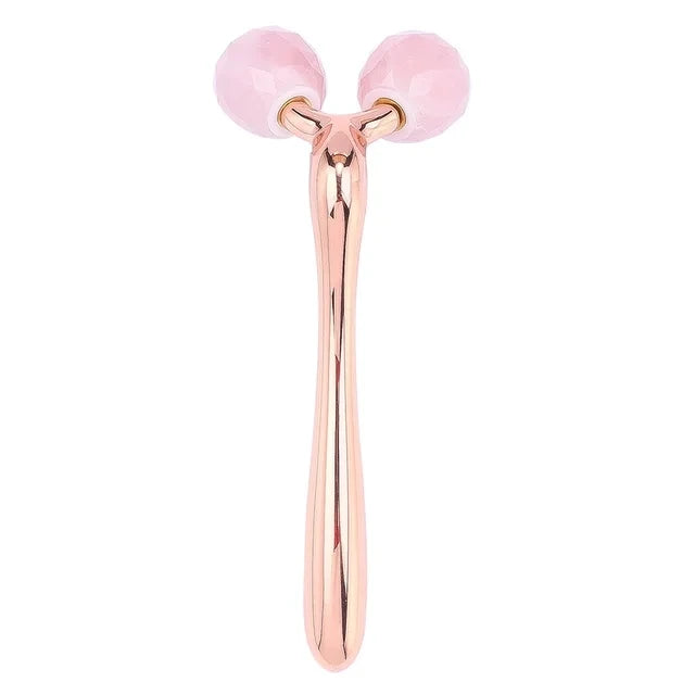 Roller Noeul 노을 — Quartzo Rosa do Pôr-Do-Sol Coreano
